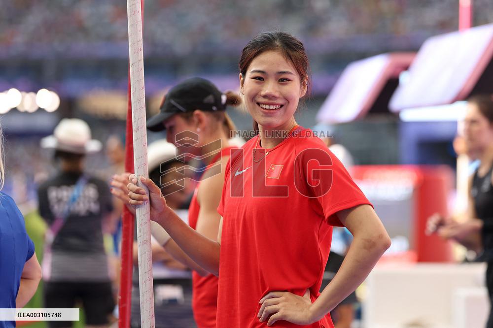 (PARIS2024) FRANCE-PARIS-OLY-ATHLETICS-POLE VAULT-WOMEN