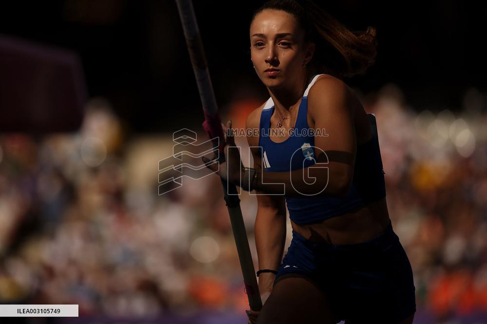 (PARIS2024) FRANCE-PARIS-OLY-ATHLETICS-POLE VAULT-WOMEN