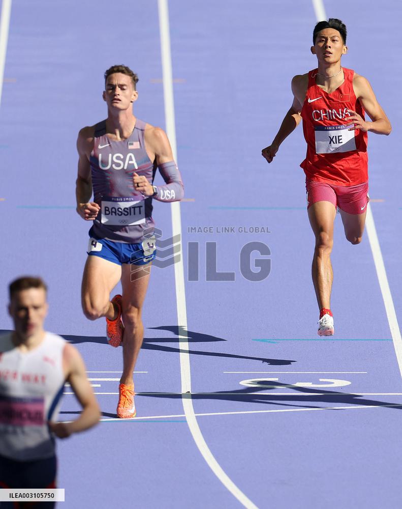 (PARIS2024) FRANCE-PARIS-OLY-ATHLETICS-400M HURDLES-MEN