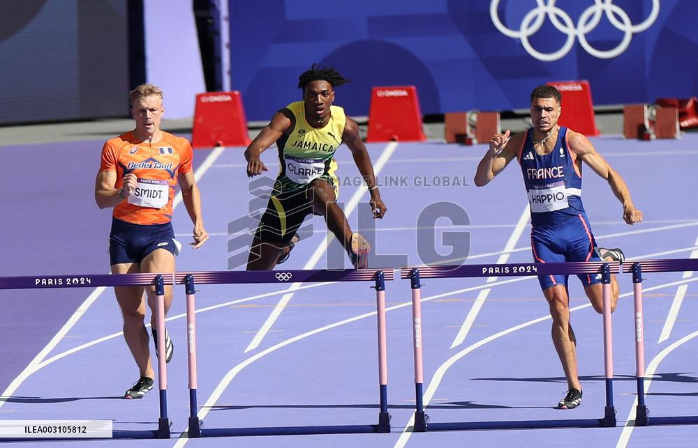 (PARIS2024) FRANCE-PARIS-OLY-ATHLETICS-400M HURDLES-MEN