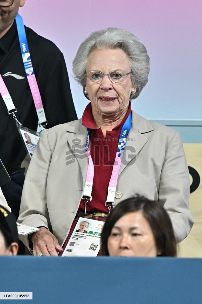Paris 2024 - Benedikte Of Denmark In The Stands