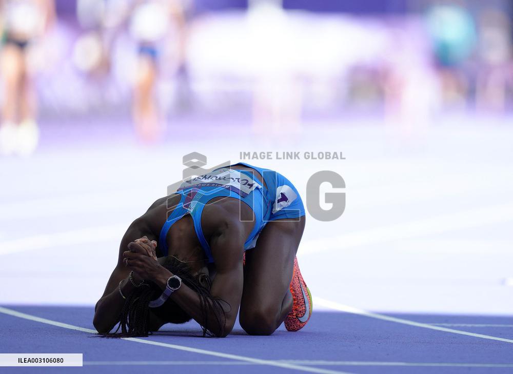 (PARIS2024) FRANCE-PARIS-OLY-ATHLETICS-400M HURDLES-WOMEN