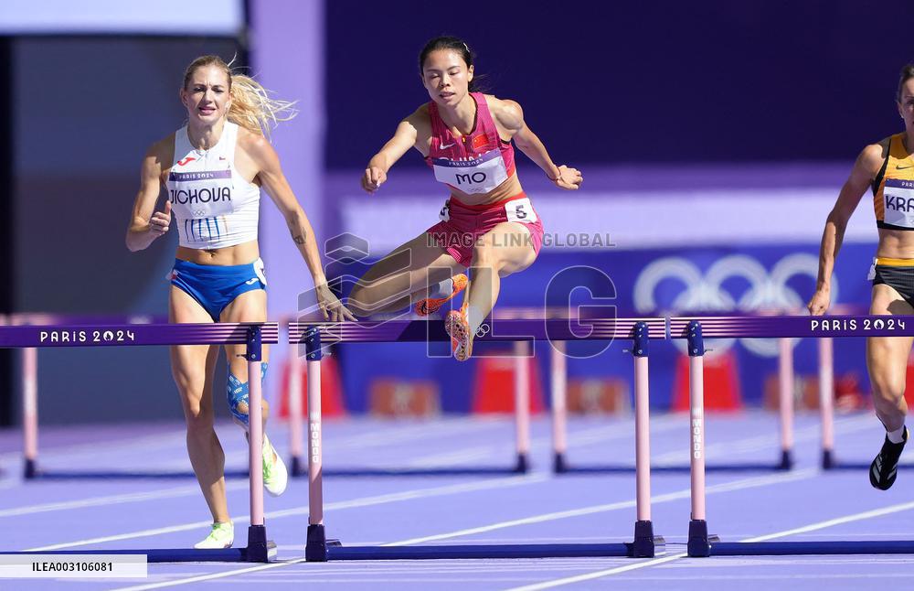 (PARIS2024) FRANCE-PARIS-OLY-ATHLETICS-400M HURDLES-WOMEN