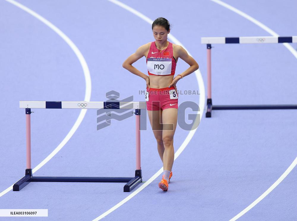(PARIS2024) FRANCE-PARIS-OLY-ATHLETICS-400M HURDLES-WOMEN