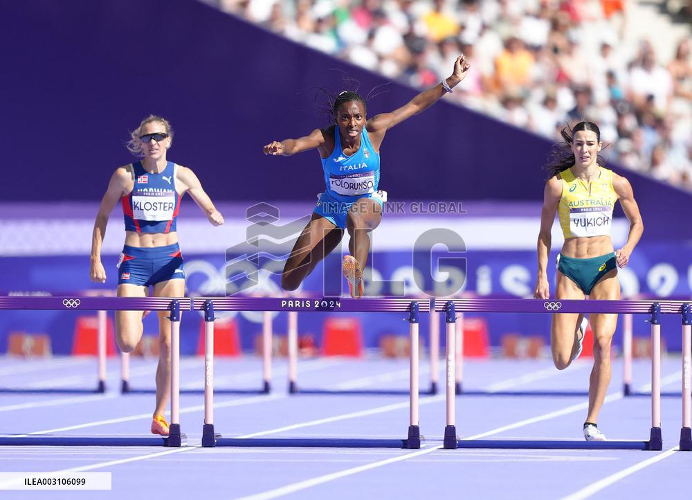 (PARIS2024) FRANCE-PARIS-OLY-ATHLETICS-400M HURDLES-WOMEN