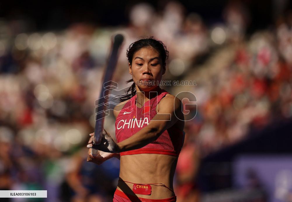 (PARIS2024) FRANCE-PARIS-OLY-ATHLETICS-POLE VAULT-WOMEN