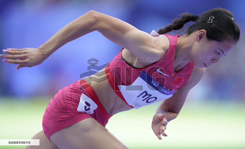 (PARIS2024) FRANCE-PARIS-OLY-ATHLETICS-400M HURDLES-WOMEN