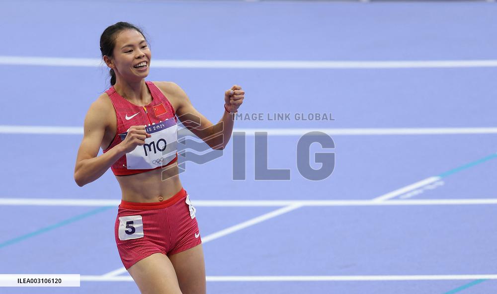 (PARIS2024) FRANCE-PARIS-OLY-ATHLETICS-400M HURDLES-WOMEN