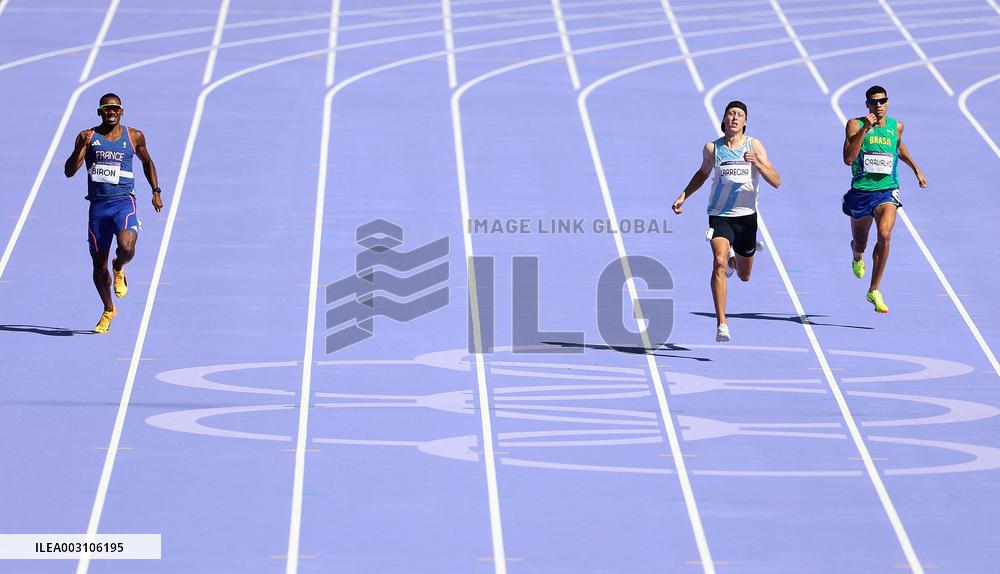 (PARIS2024) FRANCE-PARIS-OLY-ATHLETICS-400M-MEN
