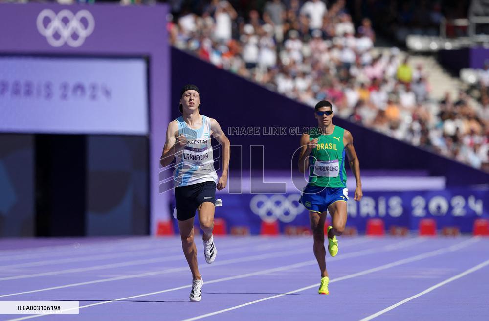 (PARIS2024) FRANCE-PARIS-OLY-ATHLETICS-400M-MEN
