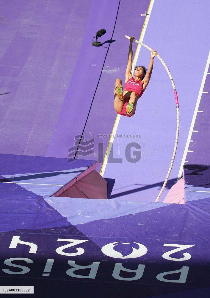(PARIS2024) FRANCE-PARIS-OLY-ATHLETICS-POLE VAULT-WOMEN