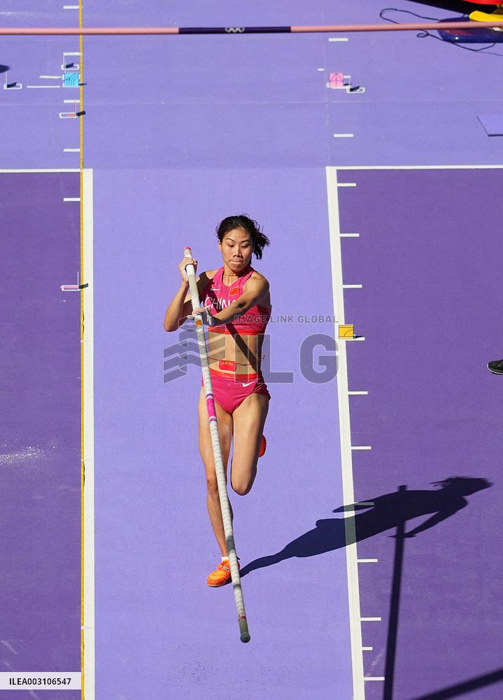 (PARIS2024) FRANCE-PARIS-OLY-ATHLETICS-POLE VAULT-WOMEN