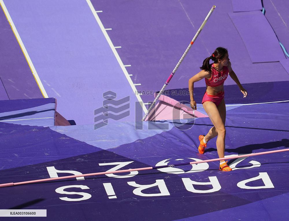 (PARIS2024) FRANCE-PARIS-OLY-ATHLETICS-POLE VAULT-WOMEN