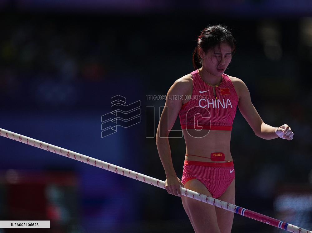 (PARIS2024) FRANCE-PARIS-OLY-ATHLETICS-POLE VAULT-WOMEN