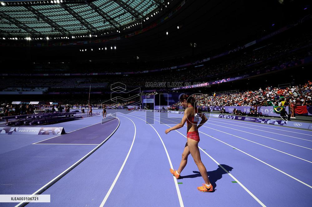 (PARIS2024) FRANCE-PARIS-OLY-ATHLETICS-POLE VAULT-WOMEN