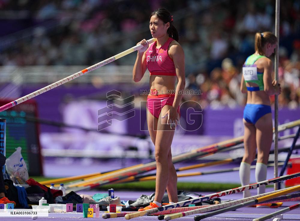 (PARIS2024) FRANCE-PARIS-OLY-ATHLETICS-POLE VAULT-WOMEN
