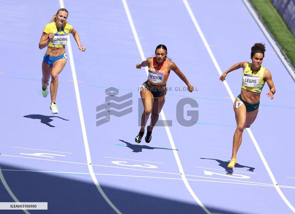 (PARIS2024) FRANCE-PARIS-OLY-ATHLETICS-200M-WOMEN