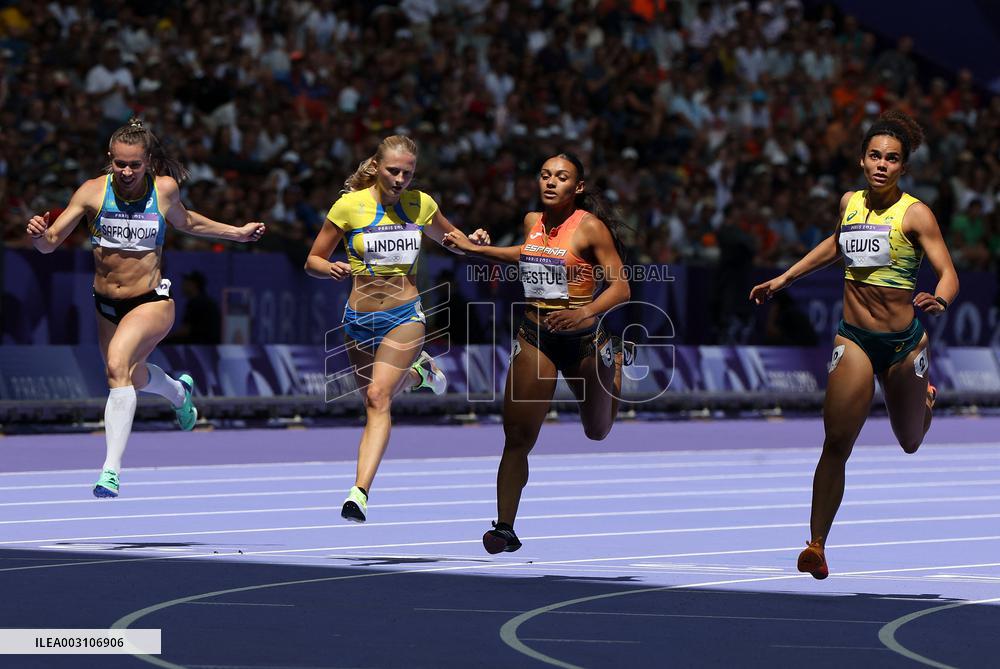 (PARIS2024) FRANCE-PARIS-OLY-ATHLETICS-200M-WOMEN