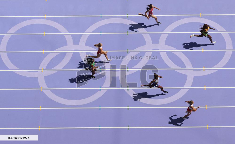 (PARIS2024) FRANCE-PARIS-OLY-ATHLETICS-200M-WOMEN