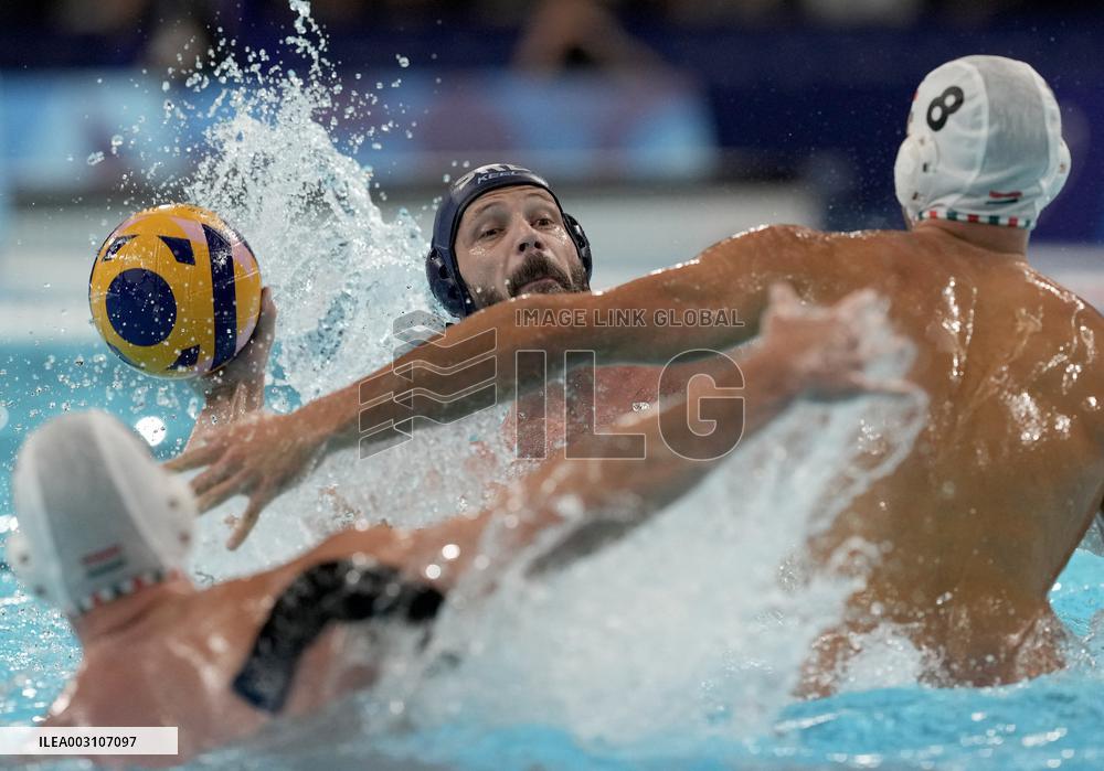(PARIS2024) FRANCE-SAINT-DENIS-OLY-WATER POLO