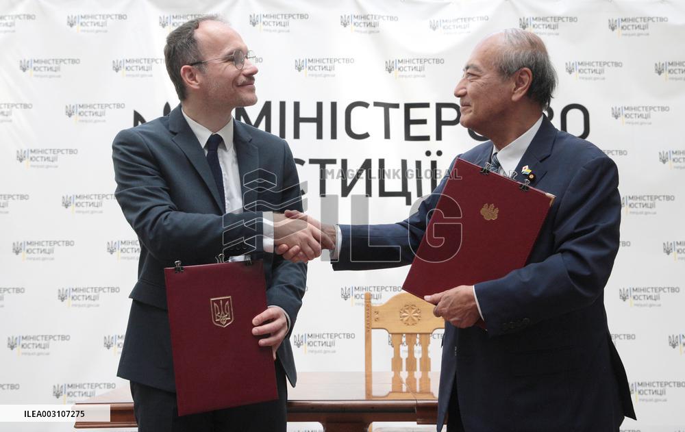 Justice Ministries of Ukraine and Japan ink cooperation memorandum in Kyiv