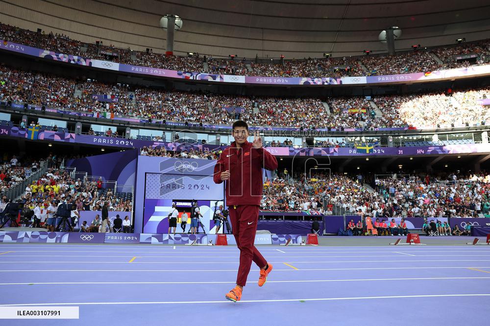 (PARIS2024) FRANCE-PARIS-OLY-ATHLETICS-POLE VAULT-MEN