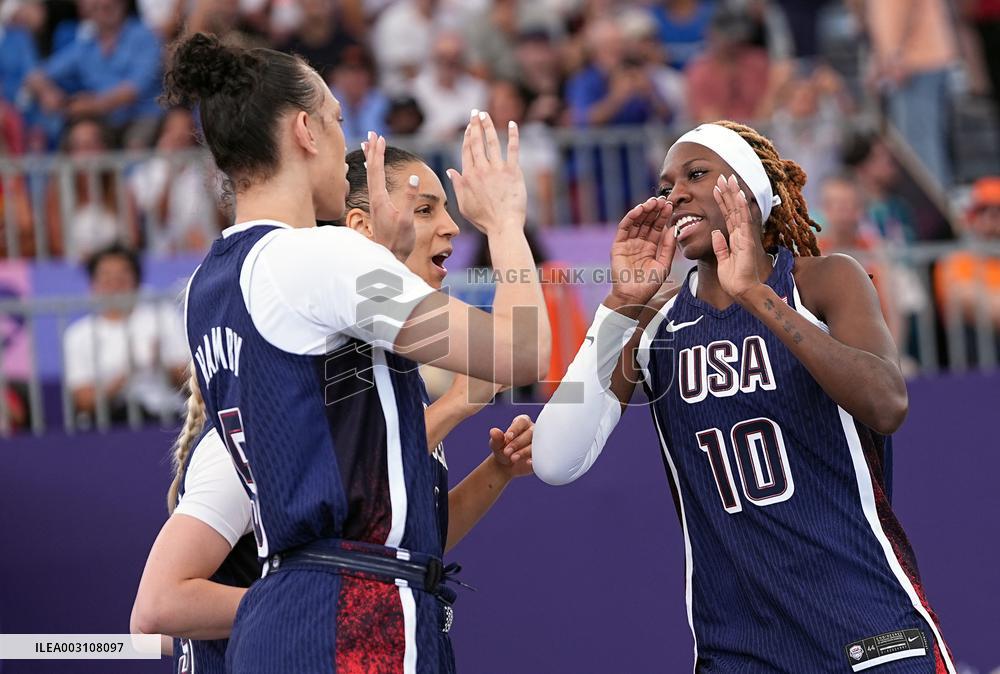 (PARIS2024) FRANCE-PARIS-OLY-3x3 BASKETBALL