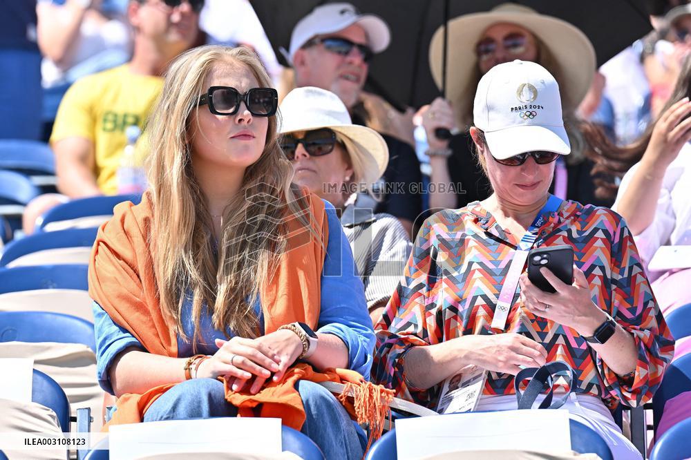 Paris 2024 - Jumping - Princess Catharina-Amalia In The Stands