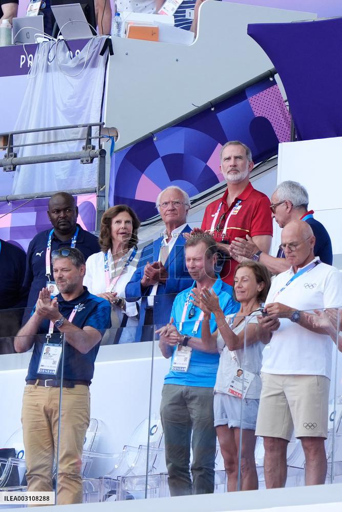 Paris 2024 - Royals At Athletics Event