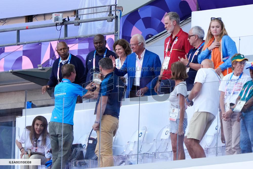 Paris 2024 - Royals At Athletics Event