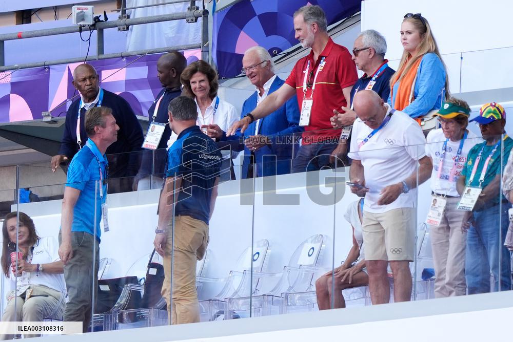 Paris 2024 - Royals At Athletics Event