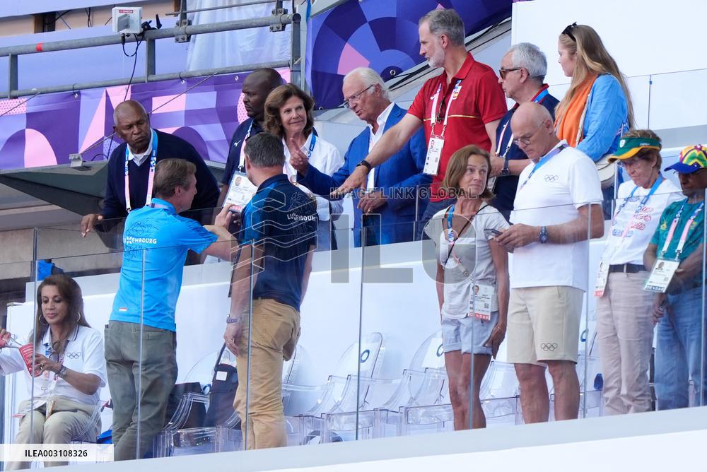 Paris 2024 - Royals At Athletics Event