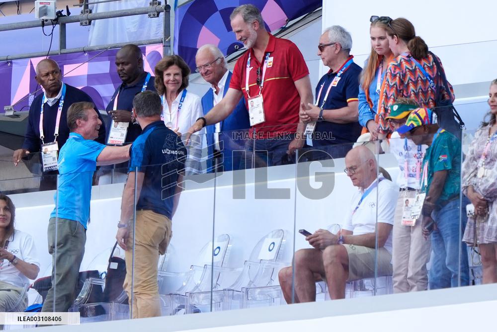 Paris 2024 - Royals At Athletics Event