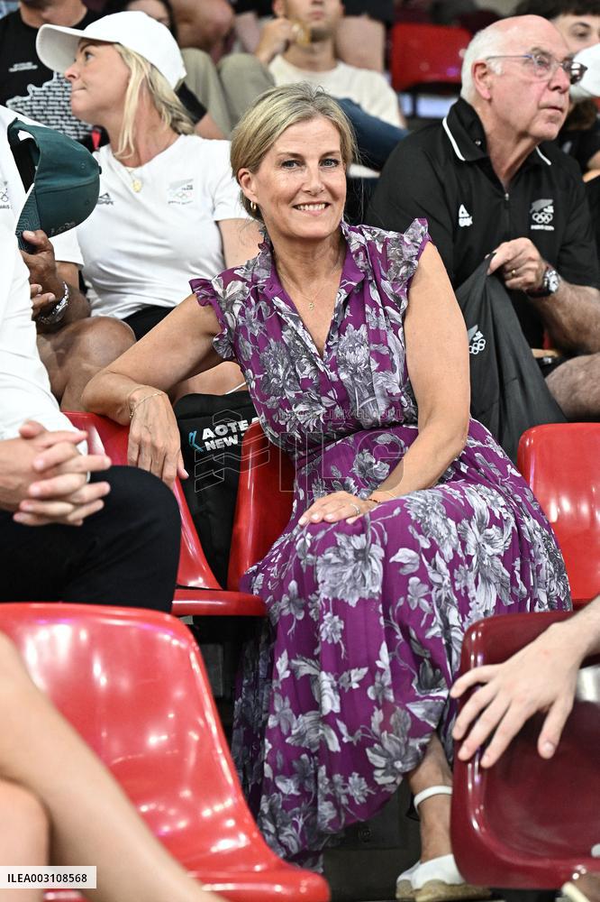 Paris 2024 - Track Cycling - Duchess Of Edimburg Sophie Reacts To Great Britain Victory