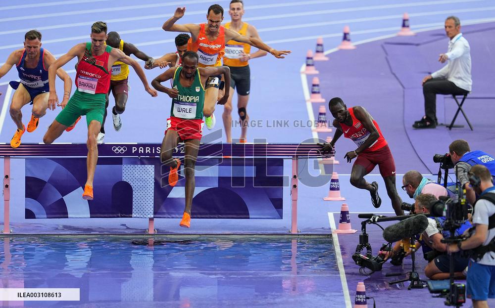 (PARIS2024) FRANCE-PARIS-OLY-ATHLETICS-3000M STEEPLECHASE-MEN