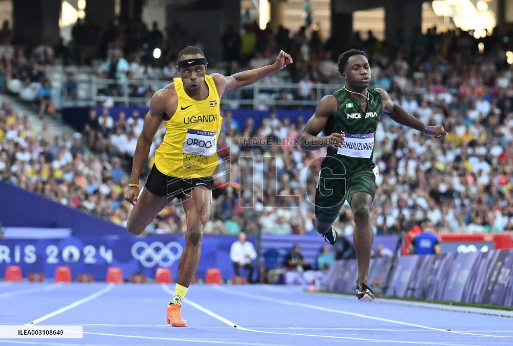 (PARIS2024) FRANCE-PARIS-OLY-ATHLETICS-200M-MEN