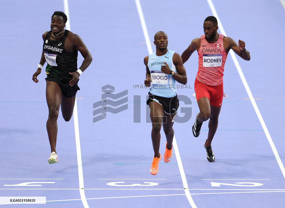 (PARIS2024) FRANCE-PARIS-OLY-ATHLETICS-200M-MEN