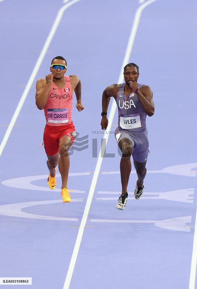 (PARIS2024) FRANCE-PARIS-OLY-ATHLETICS-200M-MEN