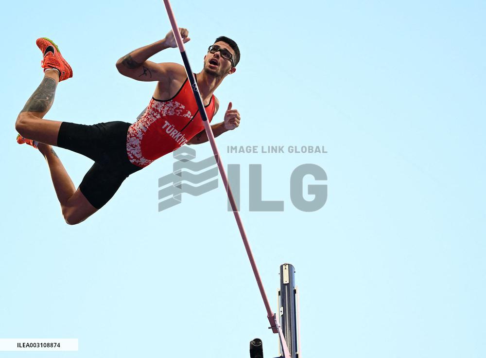 (PARIS2024) FRANCE-PARIS-OLY-ATHLETICS-POLE VAULT-MEN