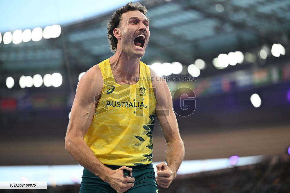 (PARIS2024) FRANCE-PARIS-OLY-ATHLETICS-POLE VAULT-MEN