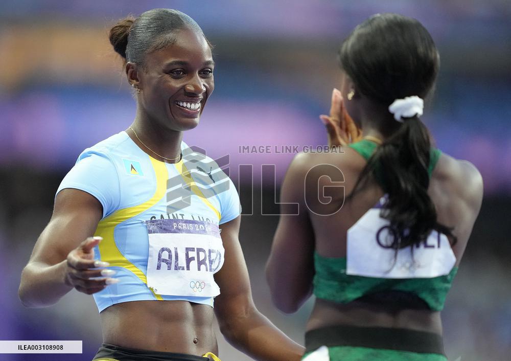 (PARIS2024) FRANCE-PARIS-OLY-ATHLETICS-200M-WOMEN