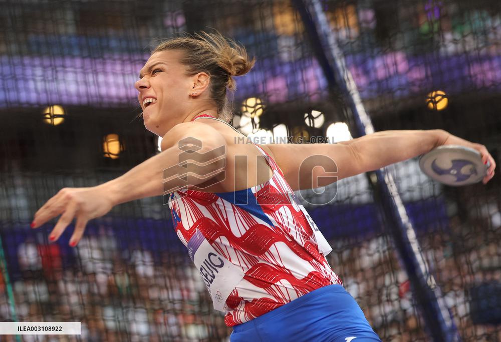 (PARIS2024) FRANCE-PARIS-OLY-ATHLETICS-DISCUS THROW-WOMEN