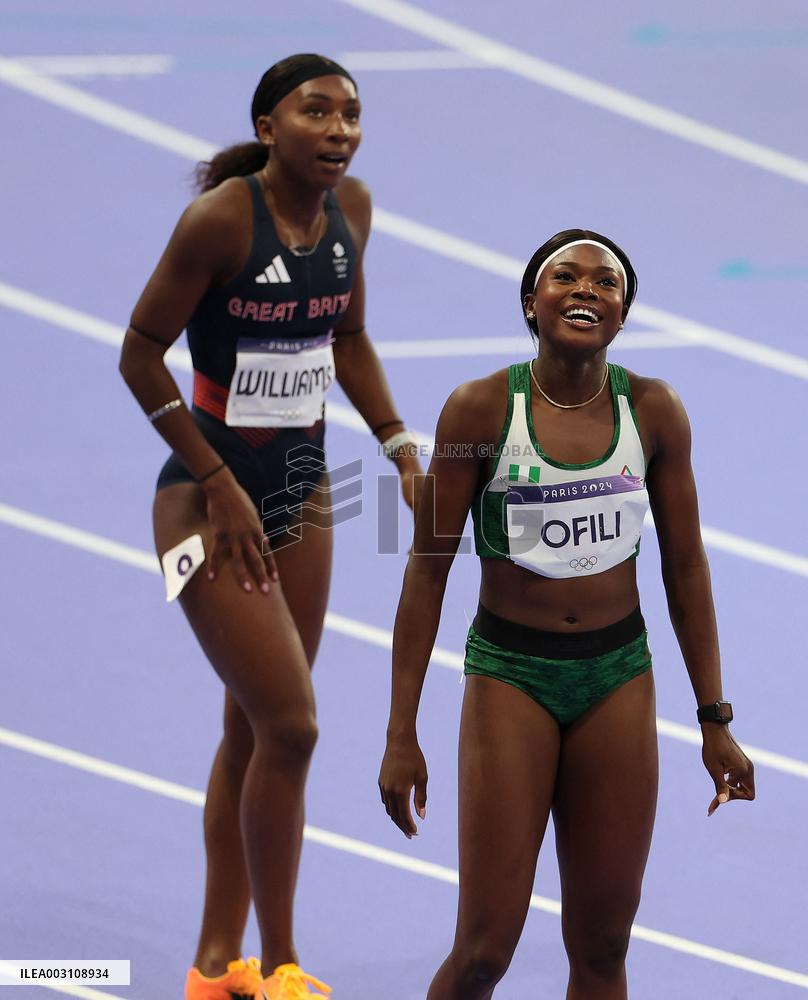 (PARIS2024) FRANCE-PARIS-OLY-ATHLETICS-200M-WOMEN