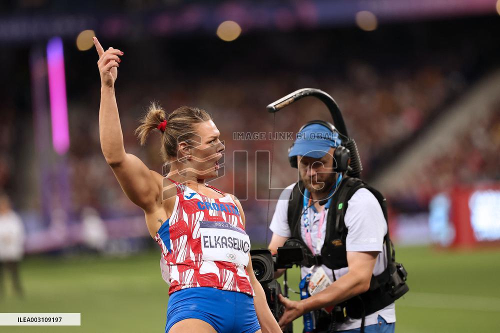 (PARIS2024) FRANCE-PARIS-OLY-ATHLETICS-DISCUS THROW-WOMEN