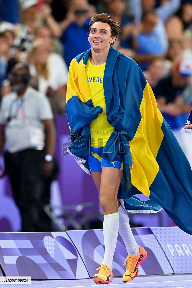 Paris 2024 - Pole Vault - Armand Duplantis Wins Gold By Setting New WR