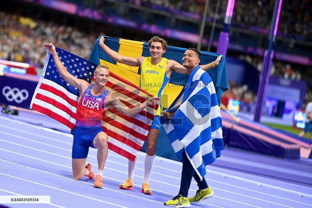 Paris 2024 - Pole Vault - Armand Duplantis Wins Gold By Setting New WR