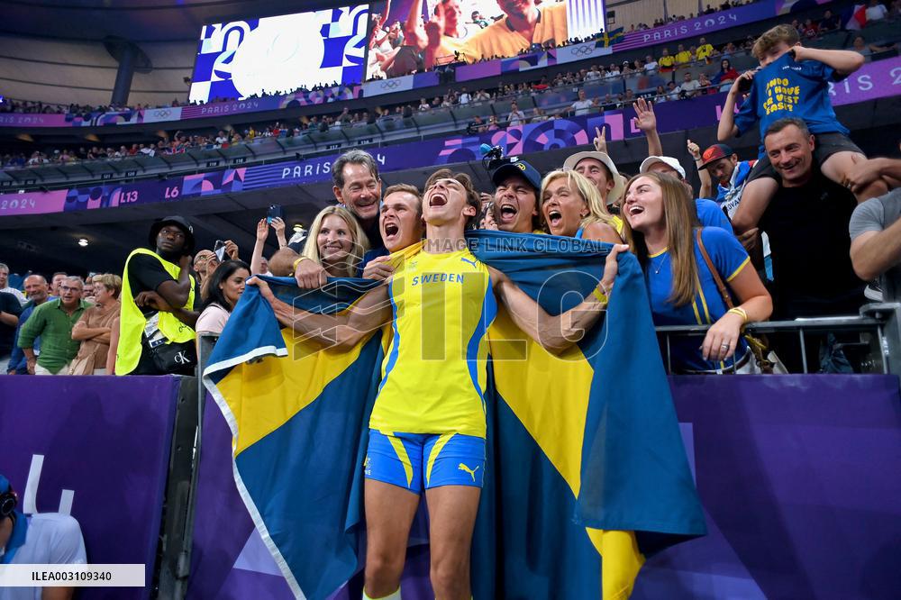 Paris 2024 - Pole Vault - Armand Duplantis Wins Gold By Setting New WR