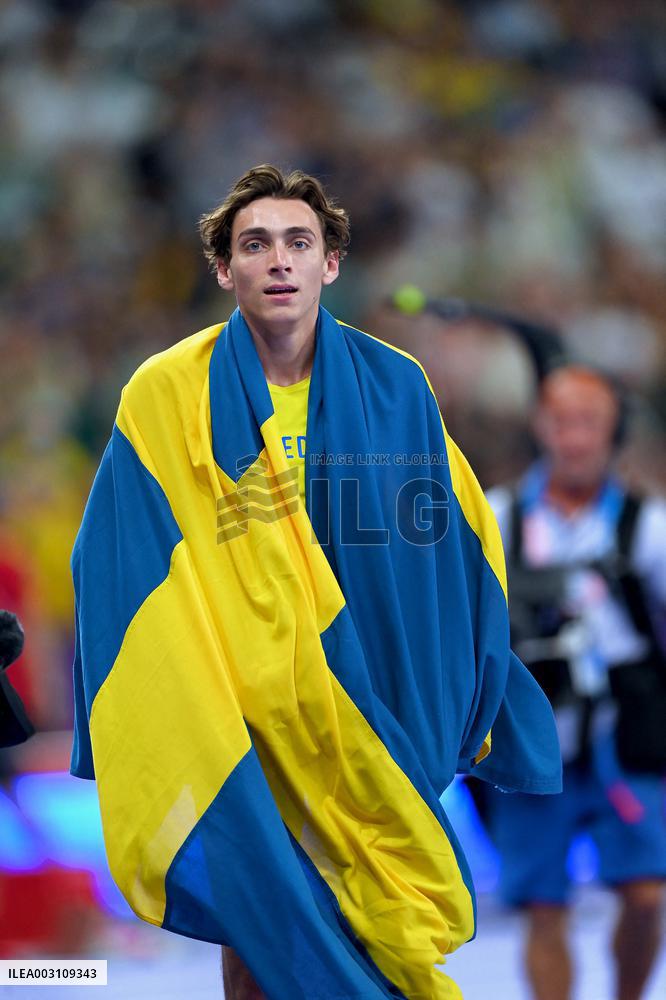 Paris 2024 - Pole Vault - Armand Duplantis Wins Gold By Setting New WR