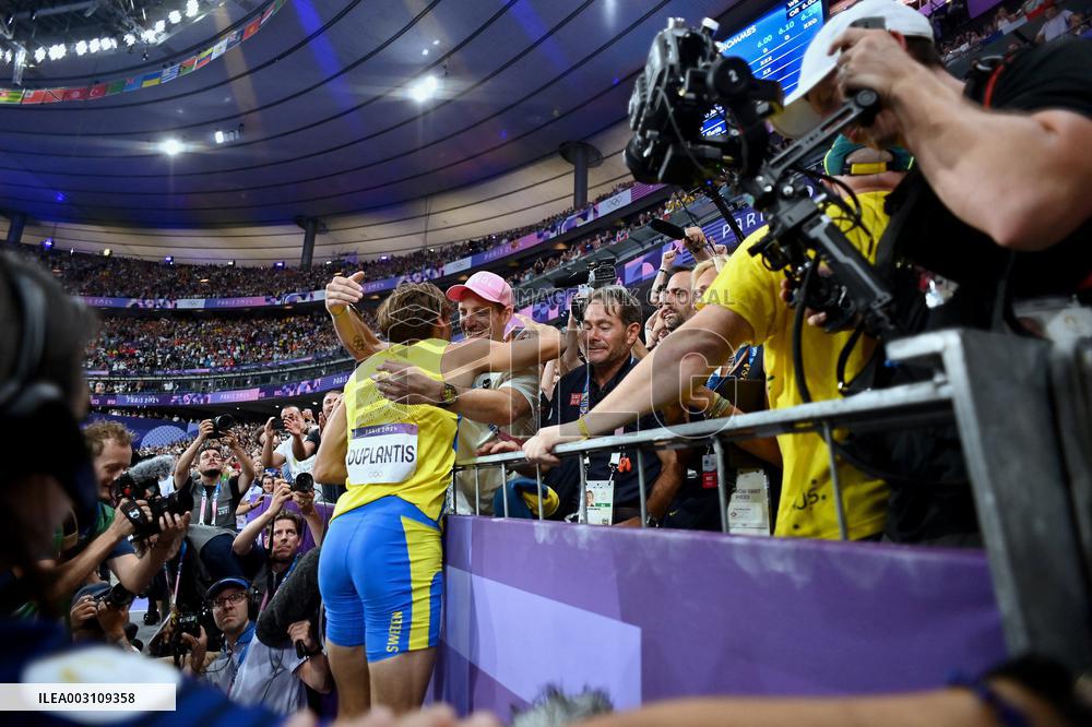 Paris 2024 - Pole Vault - Armand Duplantis Wins Gold By Setting New WR