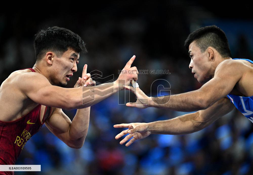 (PARIS2024) FRANCE-PARIS-OLY-WRESTLING